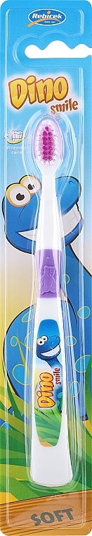 Dino Smile Toothbrush M48, soft, purple