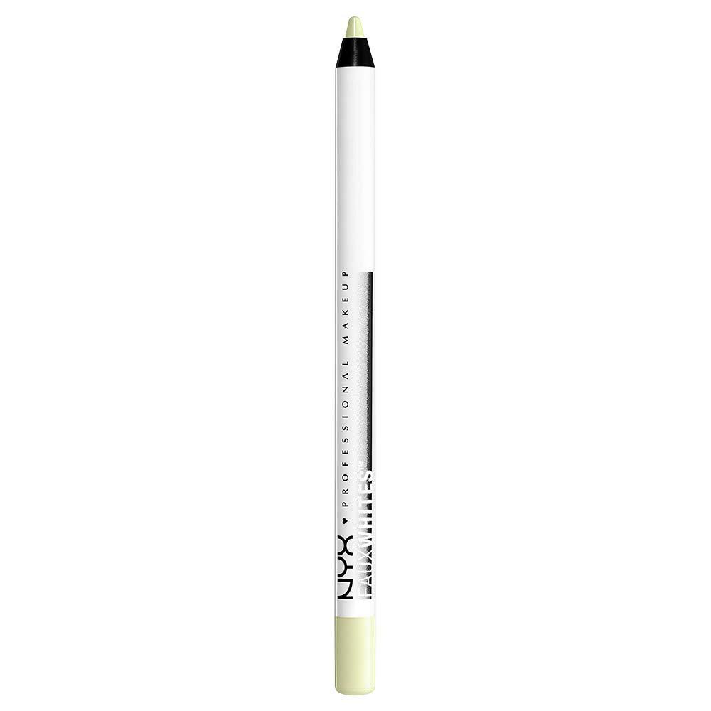 NYX PROFESSIONAL MAKEUP Faux Whites Eye Brightener  Eyeliner Pencil - Honeydew (Pastel Lime Green) Honeydew 1 Count (Pack of 1)