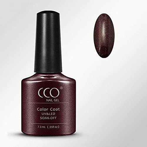 Lillyvale CCO UV Led Soak Off Nail Art Gel Polish Full Colors Top Base Coat 7.39ml 40537 Dark Lava