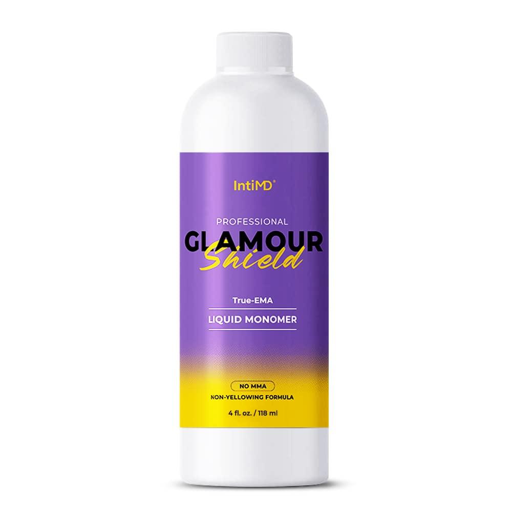 Professional TRUE-EMA Liquid Monomer 4 oz, Advanced GlamourShield Acrylic Formula, no MMA, Non-Yellowing, Strongest Adhesion, Acrylic Nail Art Extension Carving Monómero Acrílico Monomère Acrylique