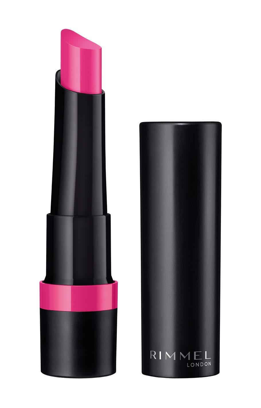 RIMMEL LONDON Lasting Finish Extreme Lipstick  140 Fiyah  0.08 Fluid Ounce Fiyah 1 Count (Pack of 1)