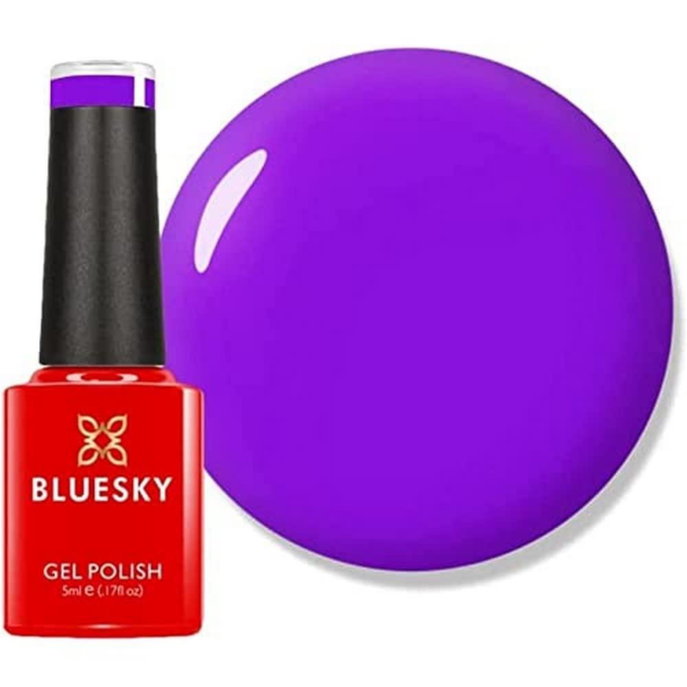 Bluesky Gel Polish Mini - PURPLE AHOY - A100 (5ml) Purple 5 ml (Pack of 1)