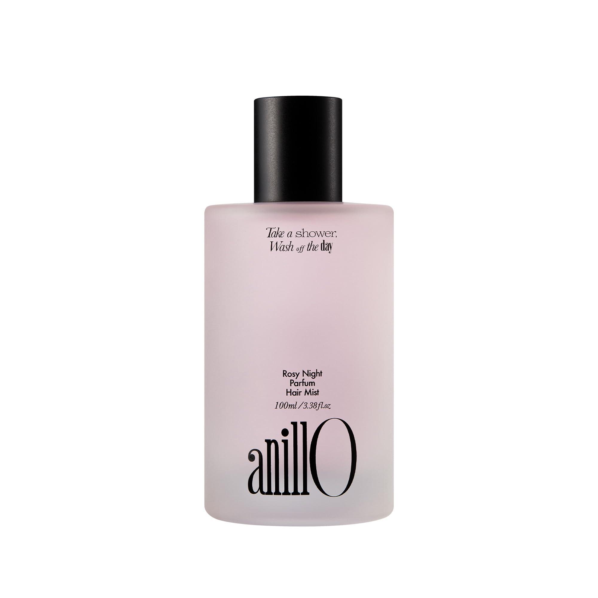 Rosy Night Vegan Hair Perfume Long-Lasting Floral Musky Scented with Damask Rose Extract Rosehip Oil Peptide Complex for All Hair Type Free of Silicone & Parabens (3.38 fl. Oz) Hair Mist