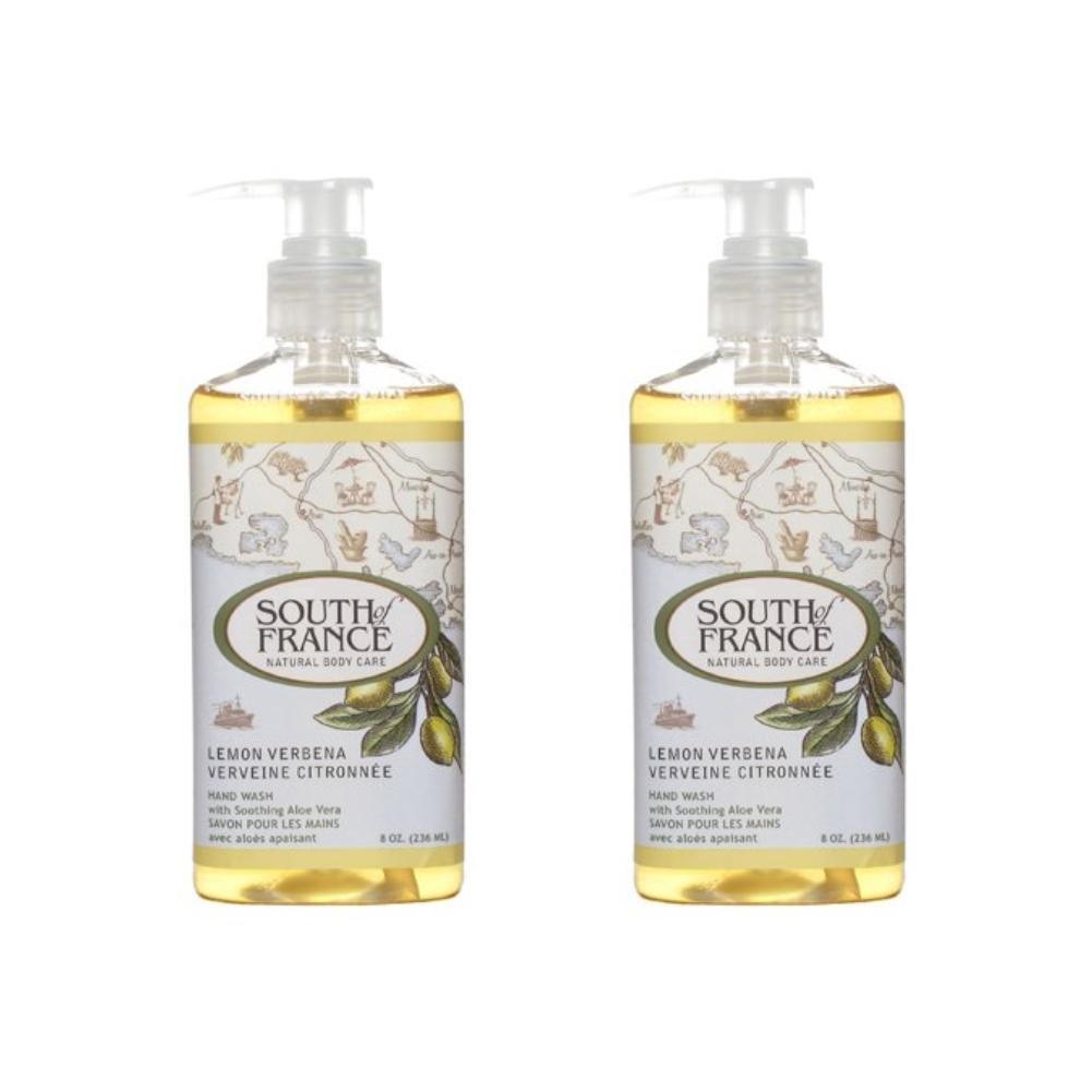 South Of France Liquid Soap Lemon Verbena 8 Fluid Ounce (Pack of 2)