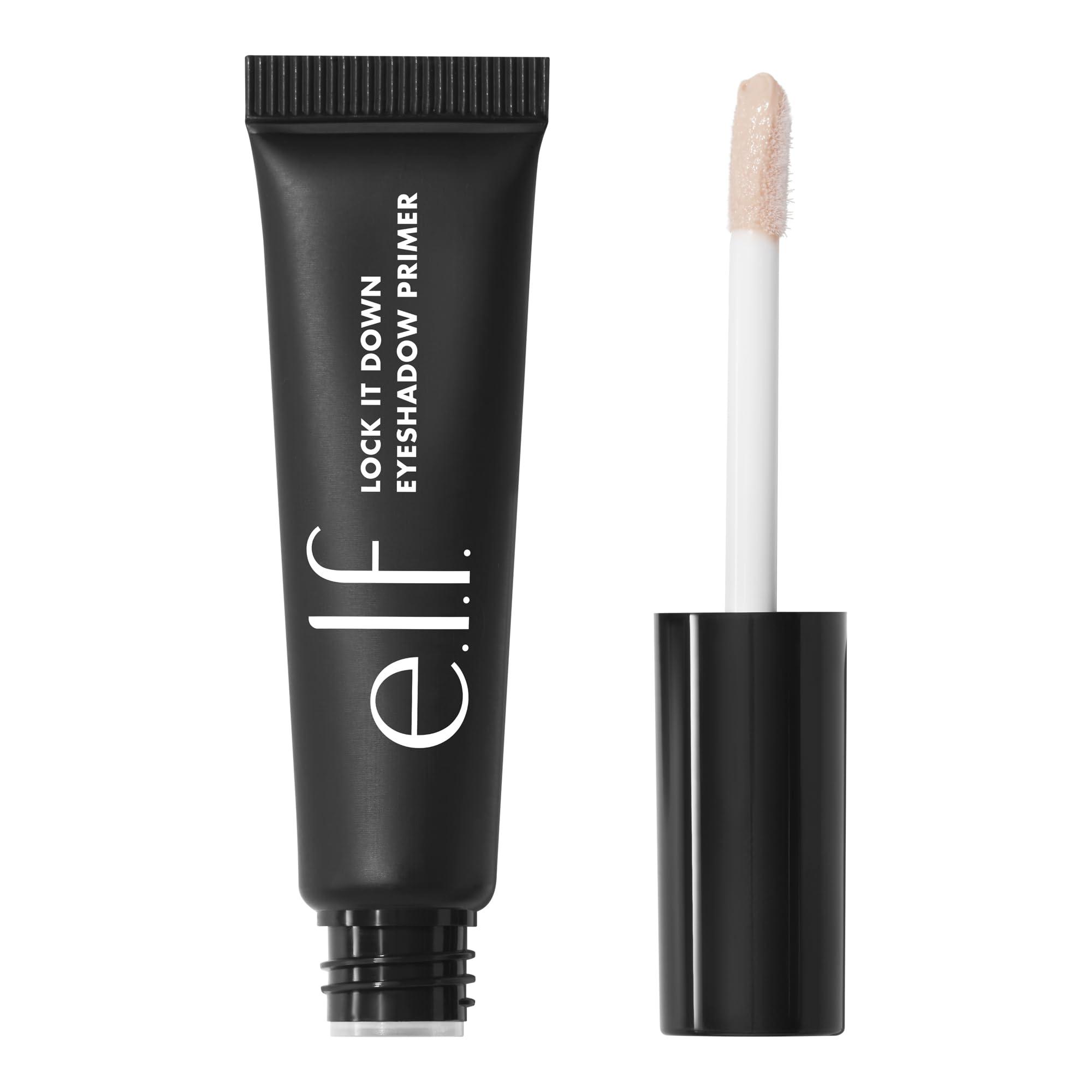e.l.f. Lock It Down Eyeshadow Primer Smooth Creamy Primer For Long-Lasting Eyeshadow Intensifies Liquid & Powder Color Vegan & Cruelty-free