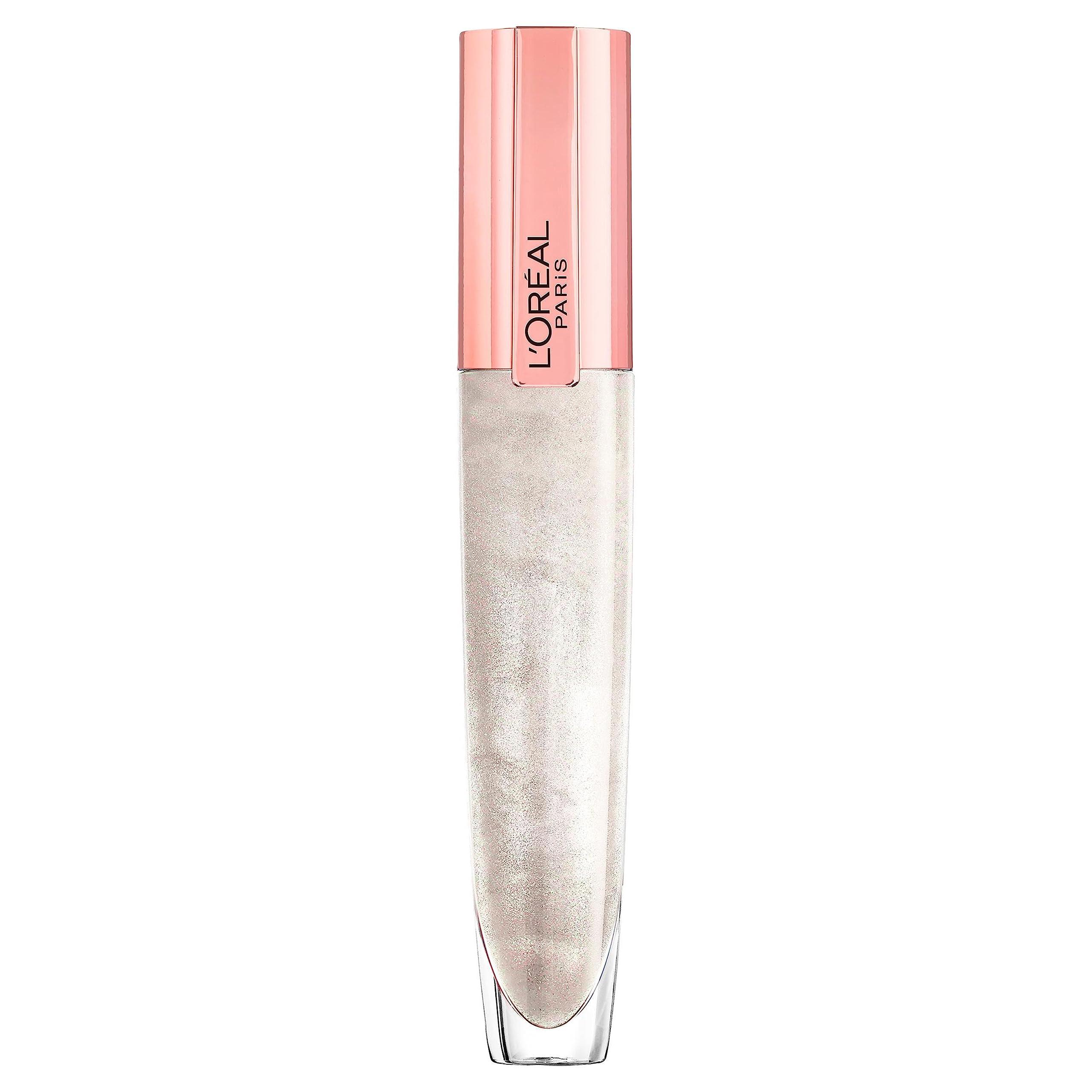 L'Or al Paris Glossy Lip gloss for maximum volume nourishing effect with hyaluronic acid and collagen-as fragments Glow Paradise Brilliant Signature Plump-In-Gloss No. 400 I Maximize 6.4 ml (1 Pack)