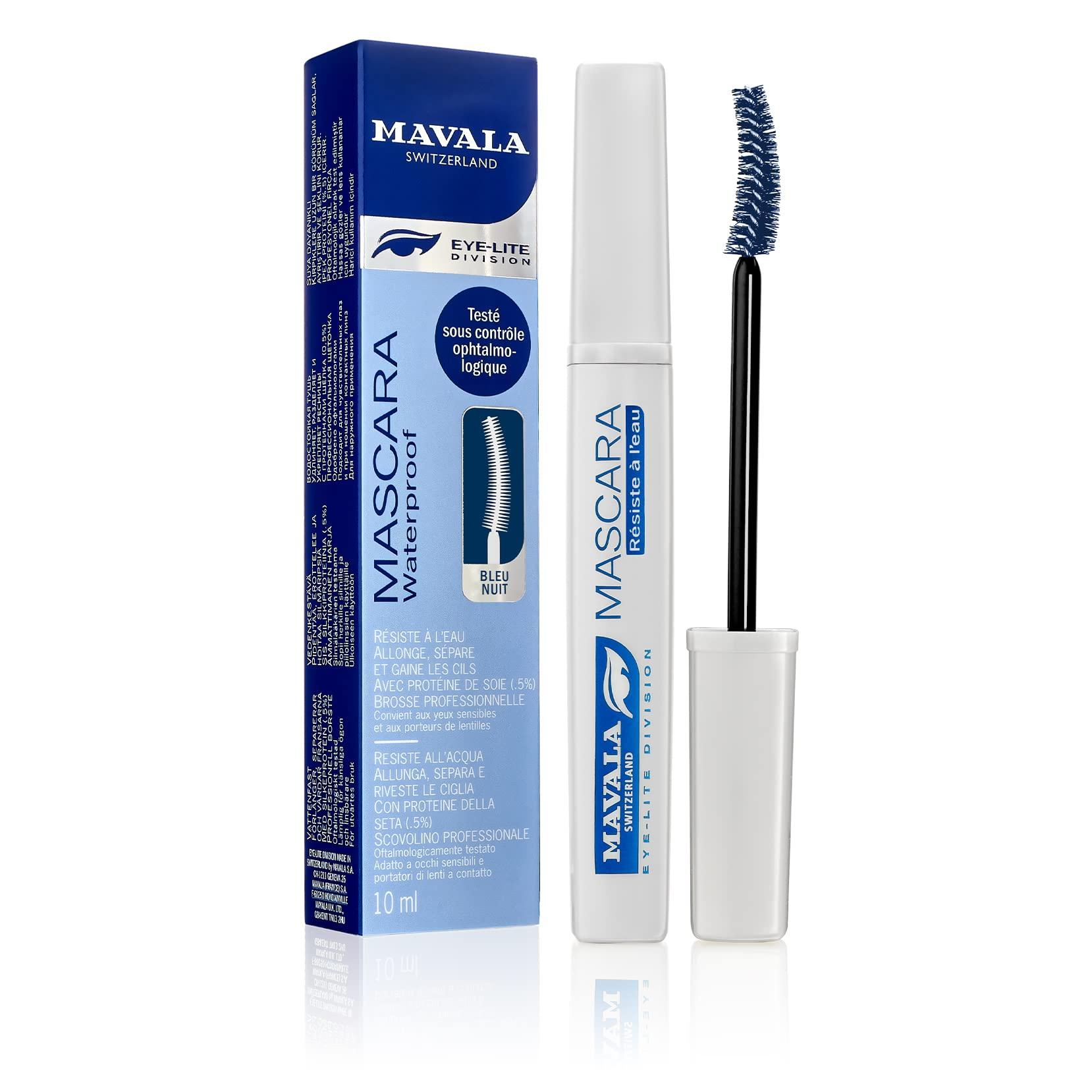 Mavala Mascara Waterproof  Night Blue  0.32 Ounce Night Blue 0.32 Ounce