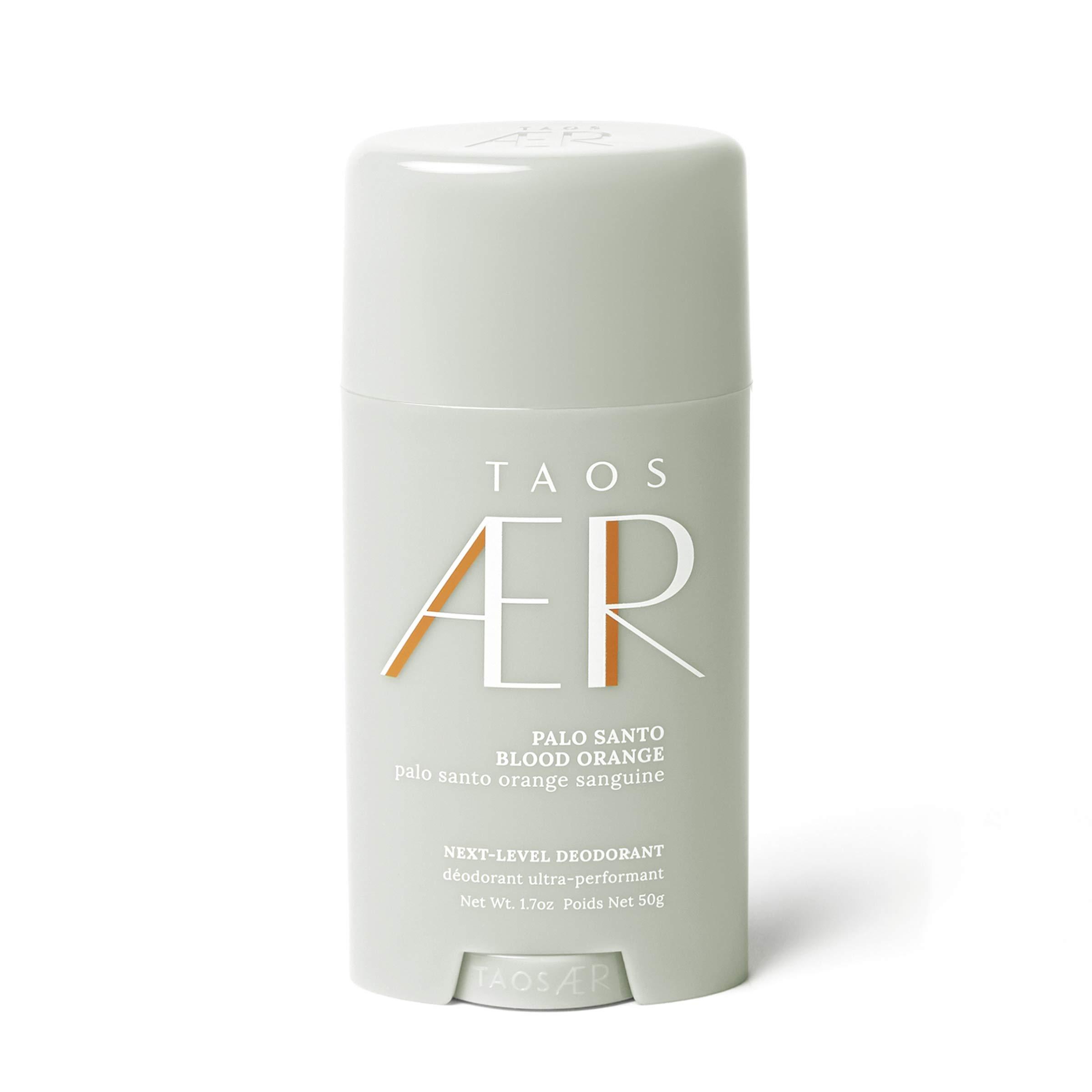 Taos AER - Natural Clean Deodorant For Men + Women | Aluminum-Free, Long-Lasting, Naturally-Scented, Clean Beauty (Palo Santo Blood Orange, Full-Size)