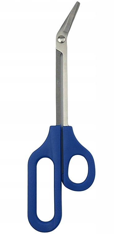 Cosmetic Curved Scissors for Tapes, Blue